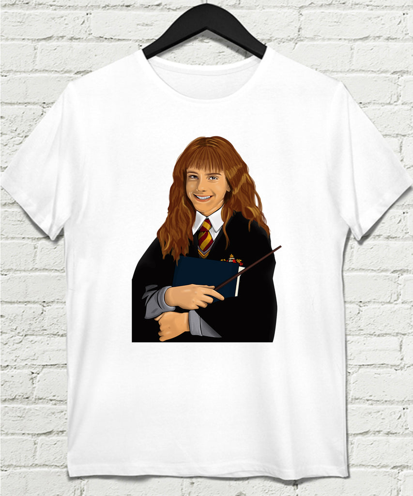 Hermione Granger Beyaz Tişört - basmatik.com