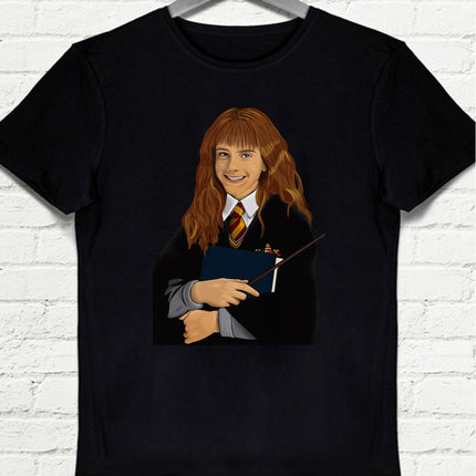 Hermione Granger Siyah Tişört - basmatik.com