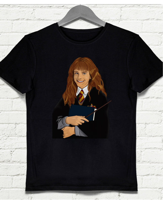Hermione Granger Siyah Tişört - basmatik.com