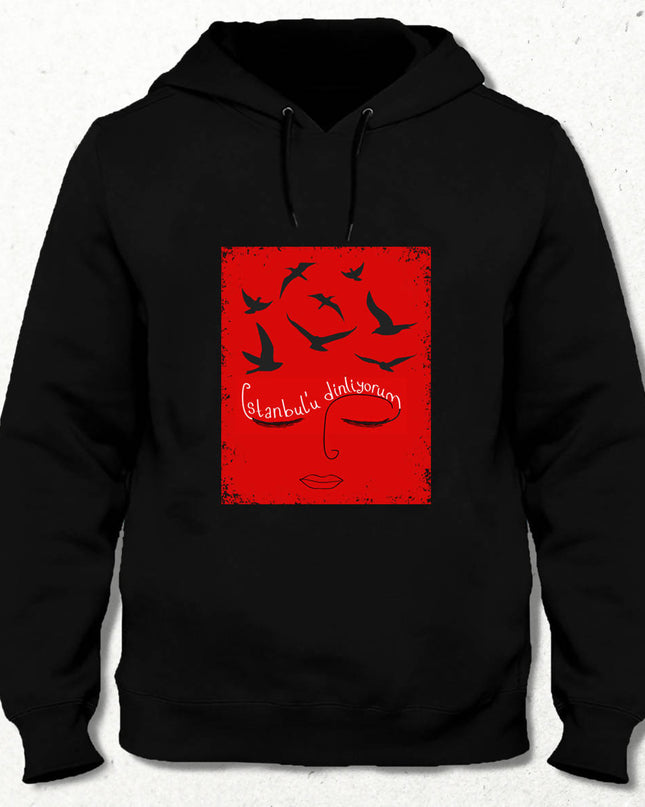 İstanbul'u Dinliyorum Sweatshirt - basmatik.com