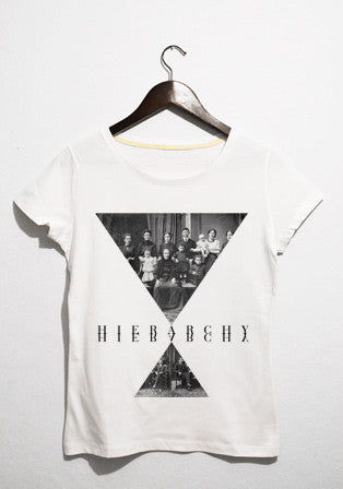 hierarchy beyaz  t-shirt - basmatik.com