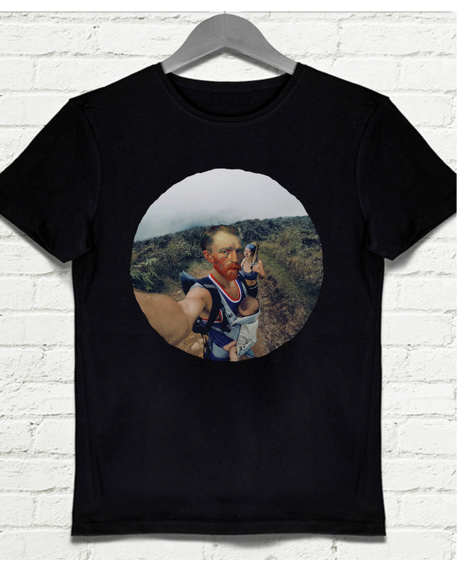 Hike Siyah Tişört - basmatik.com