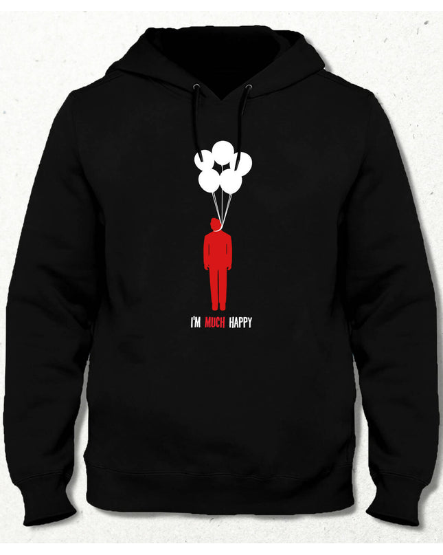 Much Happy Kapüşonlu Sweatshirt - basmatik.com