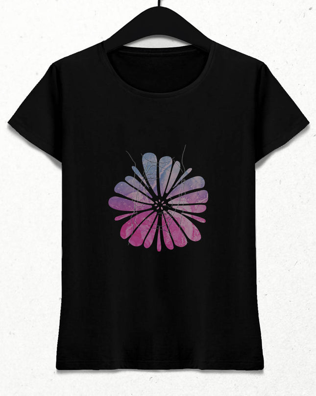 Flower Face Tişört - basmatik.com