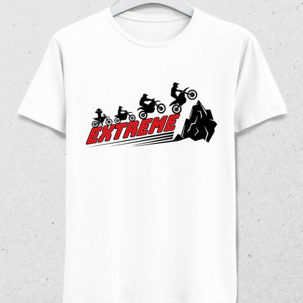 Extreme Motocross Erkek Tişört - basmatik.com