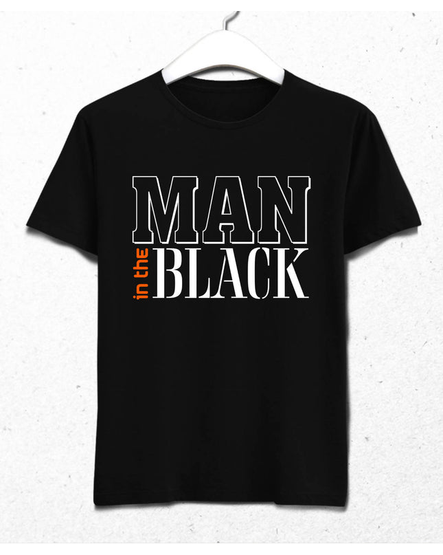 Siyahlı Adam Erkek Tişört - basmatik.com