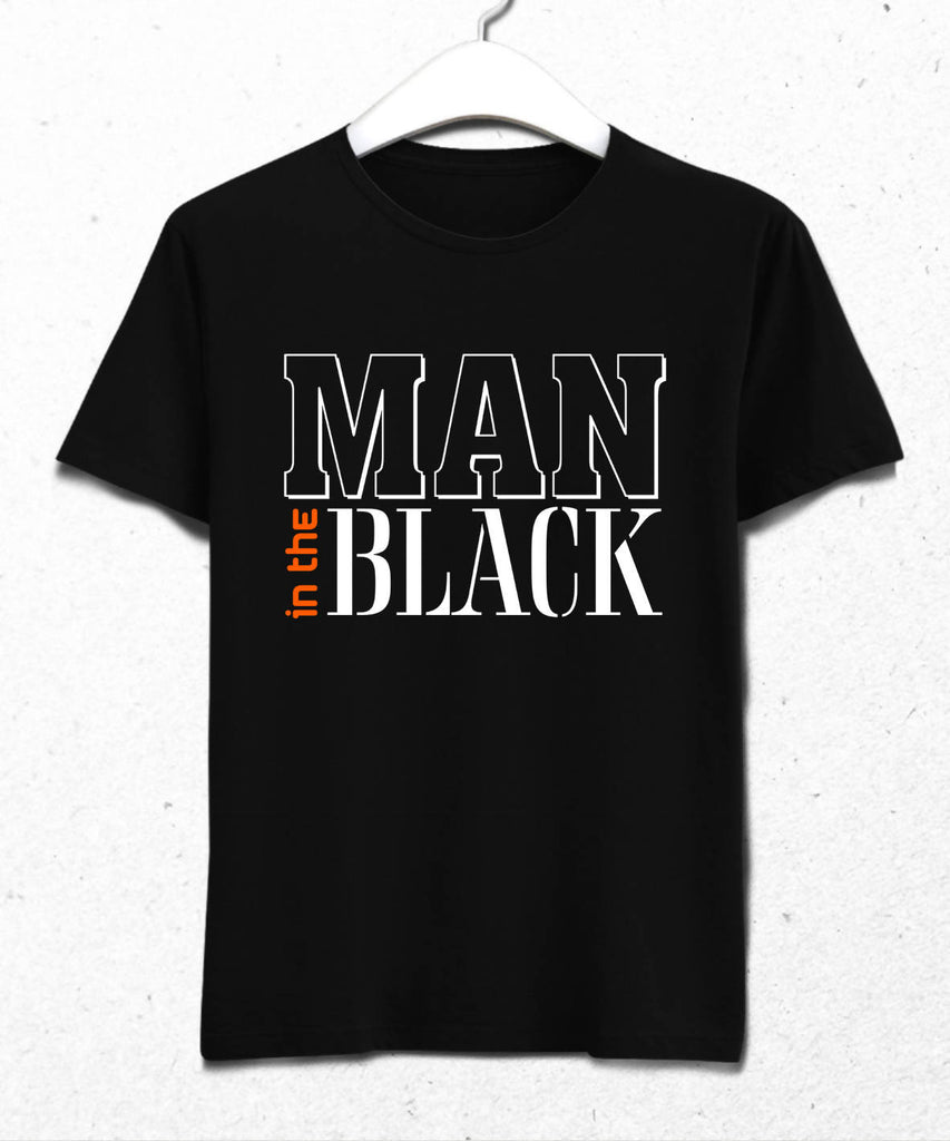 Siyahlı Adam Erkek Tişört - basmatik.com