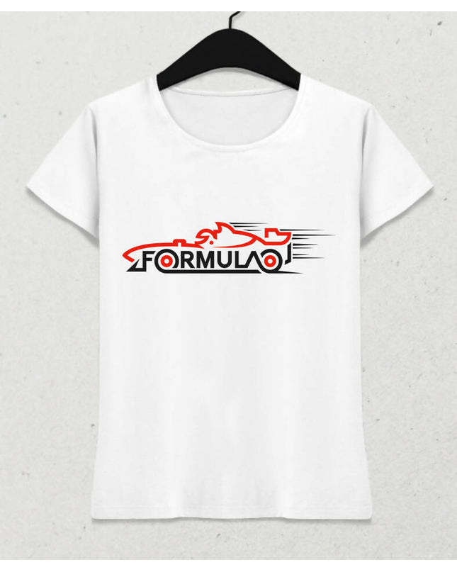 Racing Car Kadın Tişört - basmatik.com