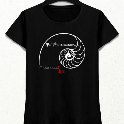 Fibonacci Spiral Kadın Tişört