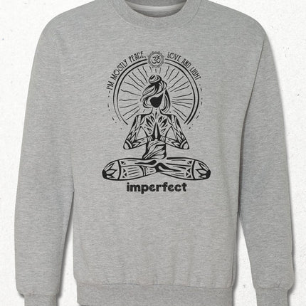 imperfect beyaz sweatshirt - basmatik.com