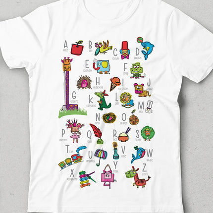 ingilizce öğrenelim çocuk tişört - basmatik.com