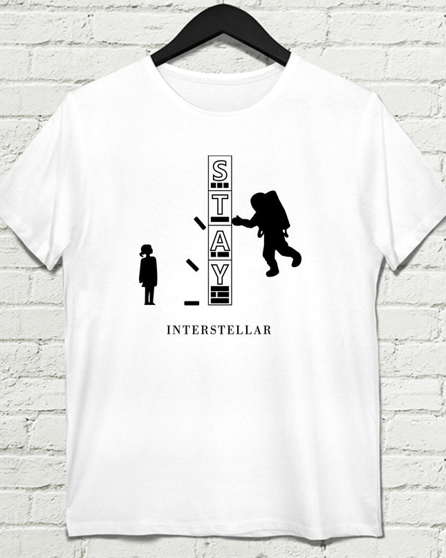 interstellar Erkek Tişört - basmatik.com