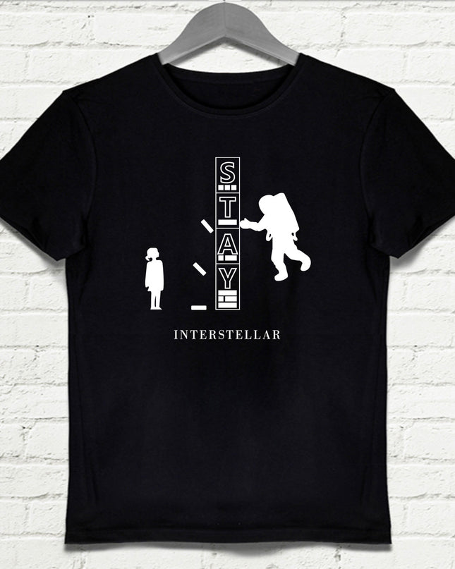 interstellar Erkek Tişört - basmatik.com