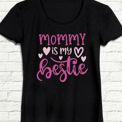 Is my bestie siyah tişört - basmatik.com