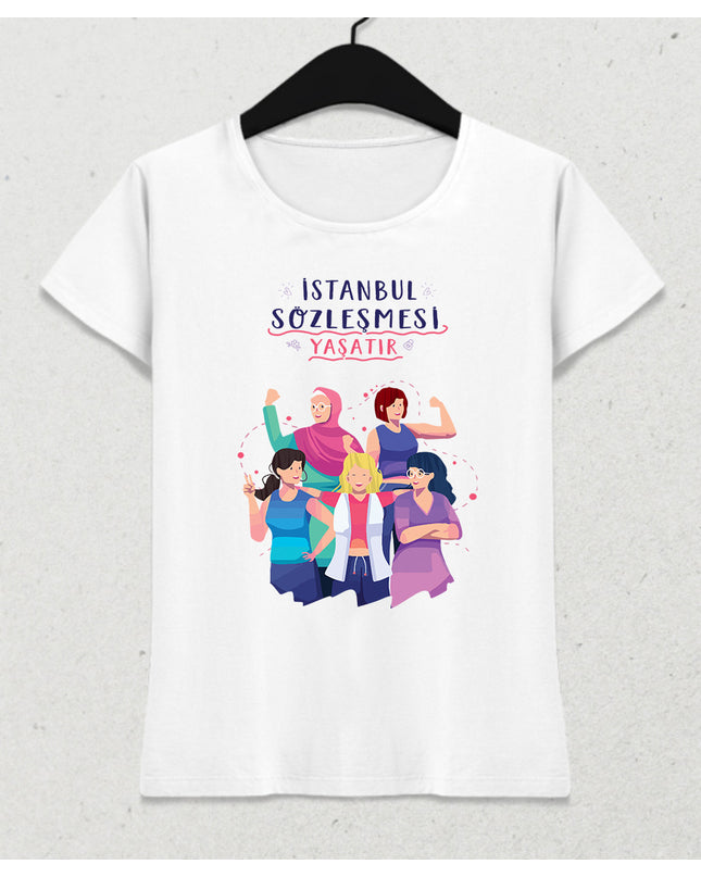 istanbul sözleşmesi woman tişört - basmatik.com
