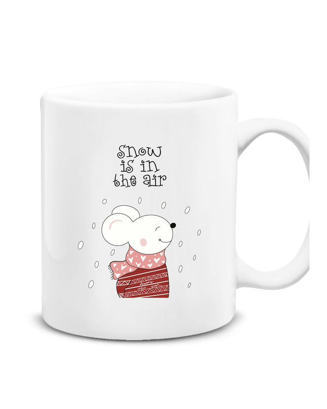 Snow is in the Air Winter Themed Mug 
