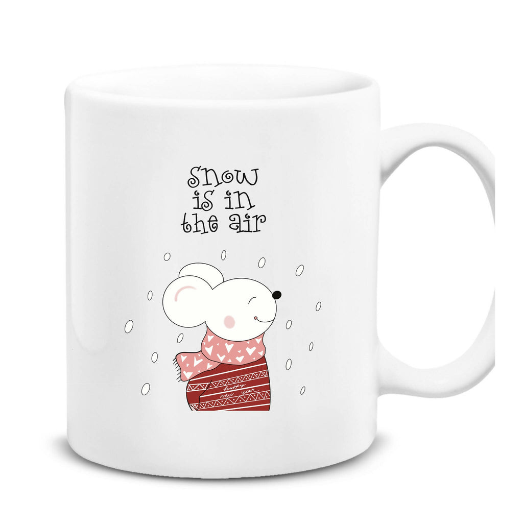 Snow is in the Air Winter Themed Mug 