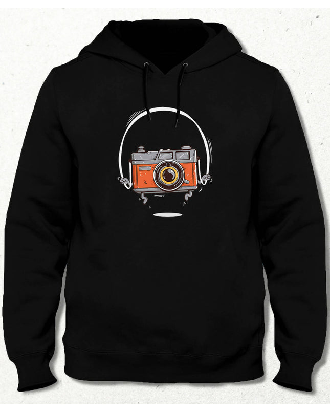 Fun Camera Kapüşonlu Sweatshirt - basmatik.com