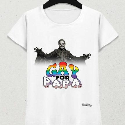 Gay for Papa Emeritus IV Kadın Tişört