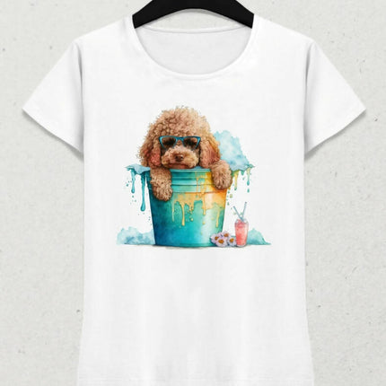 Köpekler Yaz Temalı T-shirt 8