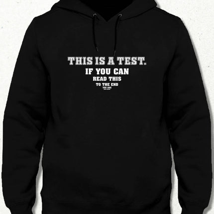 Test Kapüşonlu Sweatshirt
