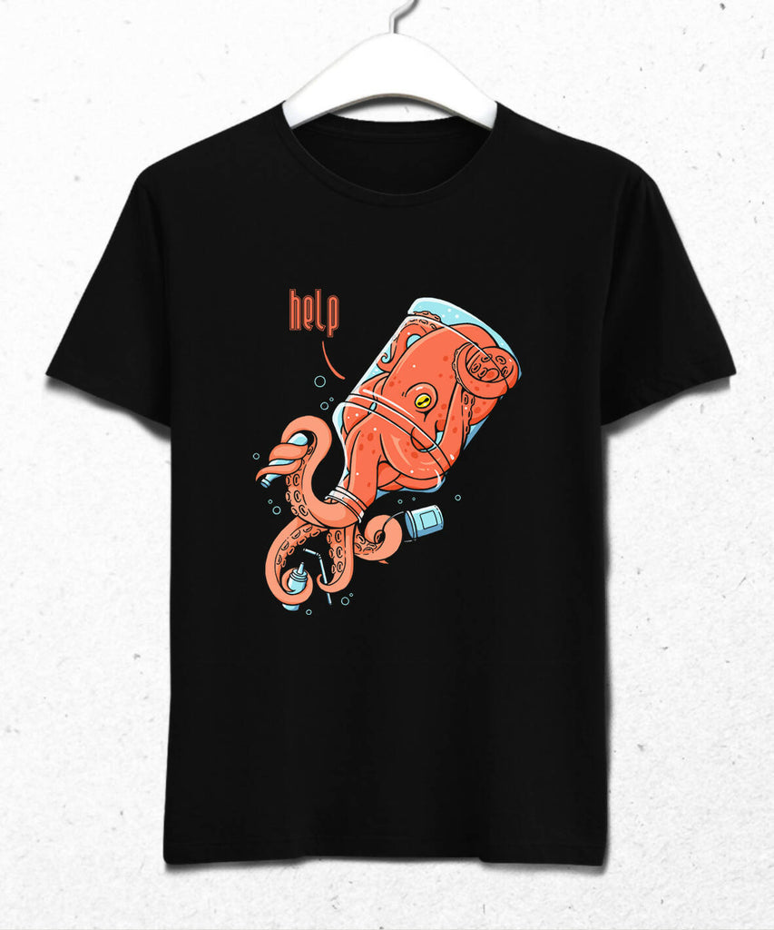 Octopus in a Bottle Men's T-Shirt