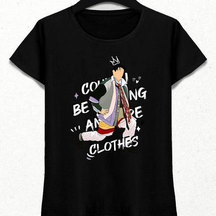 Friends Joey Tribbiani Could I be Wearing Anymore Clothes Siyah Tshirt - basmatik.com