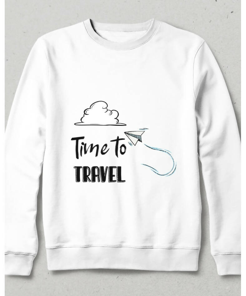 Time to Travel Seyahatsever Sweatshirt