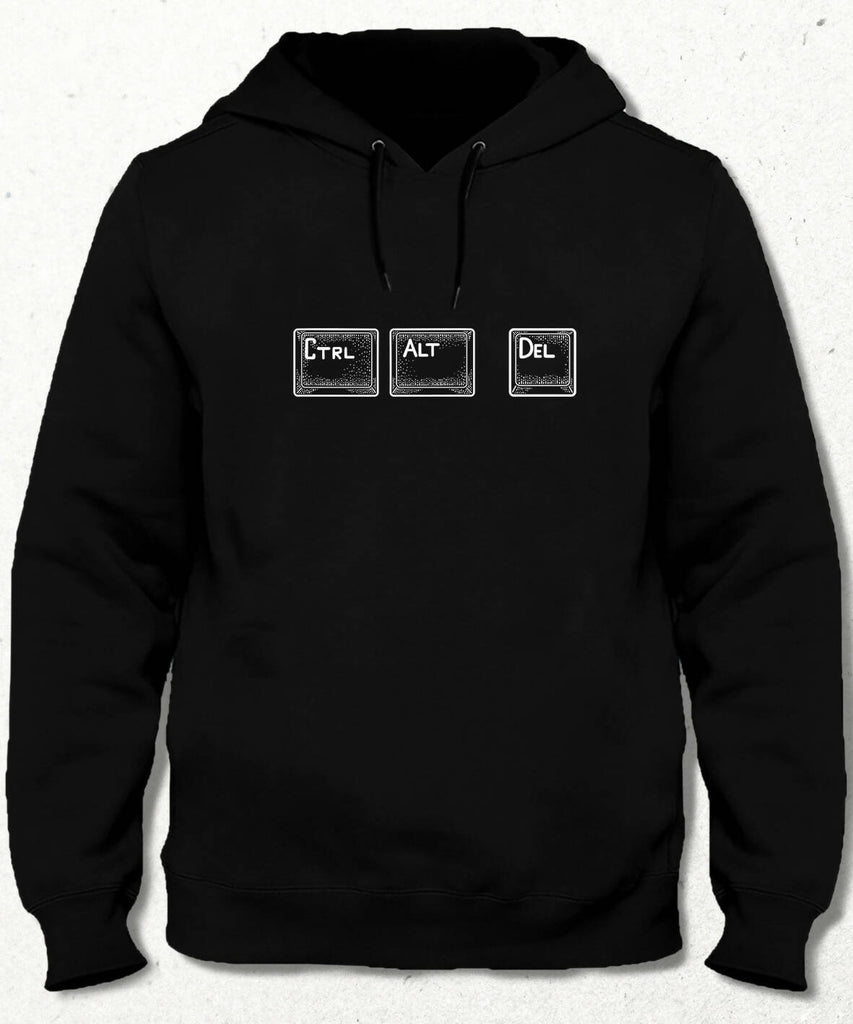 Ctrl+Alt+Del Kapüşonlu Sweatshirt