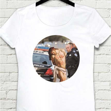 Jesus Fuckin' Christ Beyaz Tshirt - basmatik.com