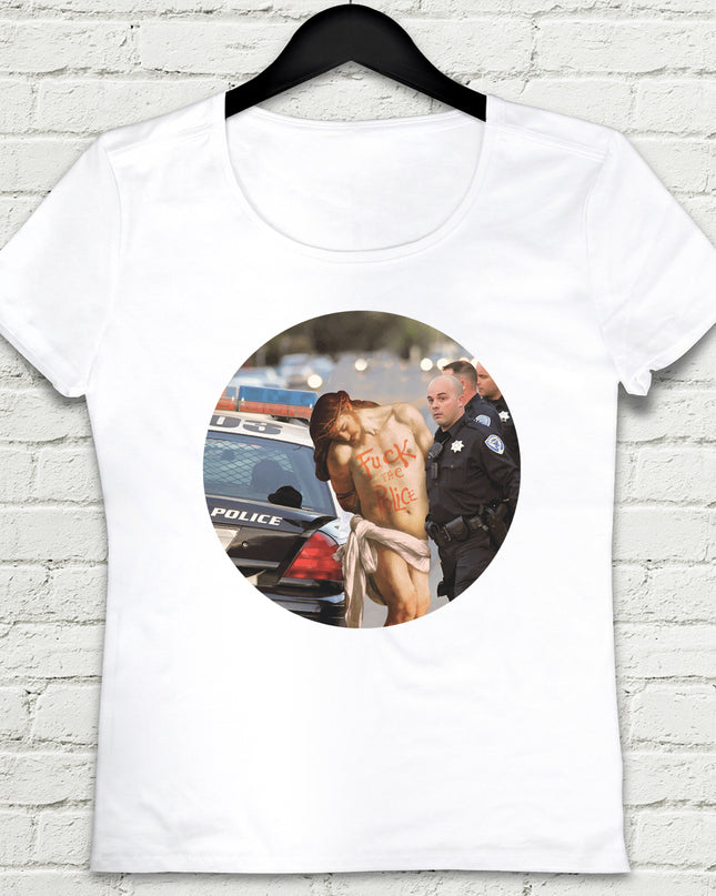 Jesus Fuckin' Christ Beyaz Tshirt - basmatik.com