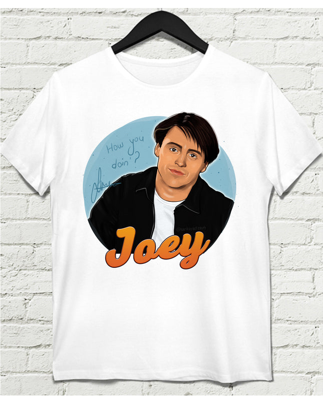 Joey Tribbiani Beyaz Tişört - basmatik.com