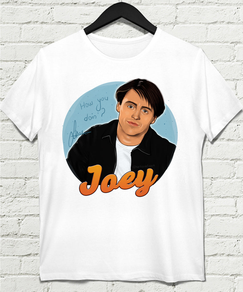 Joey Tribbiani Beyaz Tişört - basmatik.com