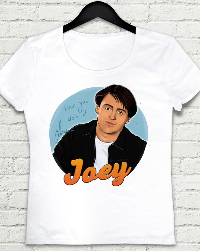 Joey Tribbiani Beyaz Tişört - basmatik.com