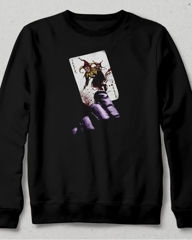 Joker card sweatshirt - basmatik.com