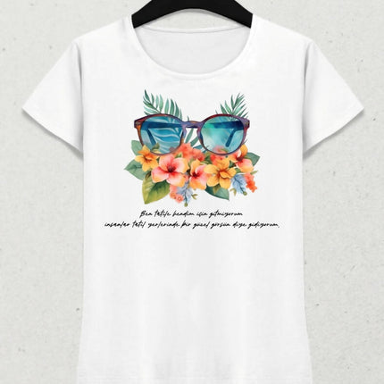Tatil Temalı Yaz T-shirt - basmatik.com