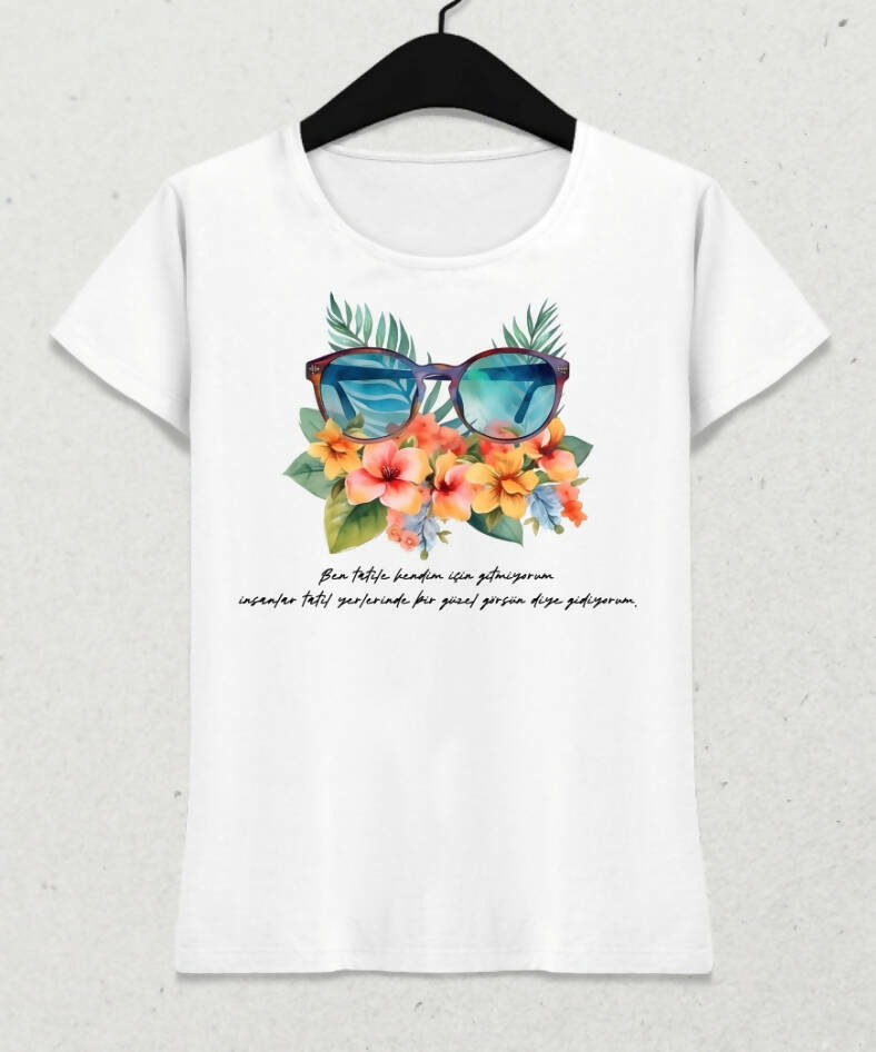 Tatil Temalı Yaz T-shirt