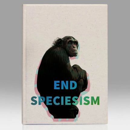 End Speciesism Kanvas Defter - basmatik.com