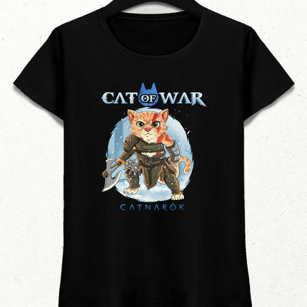 Cat Of War Kadın Tişört - basmatik.com