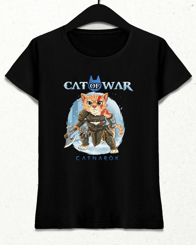 Cat Of War Kadın Tişört - basmatik.com
