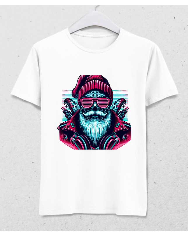 YILBAŞI HEDİYELİK SANTA CLAUS DESENLİ TİŞÖRT