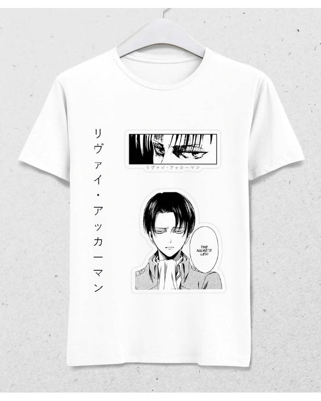 AOT Levi Ackerman anime t-shirt - basmatik.com