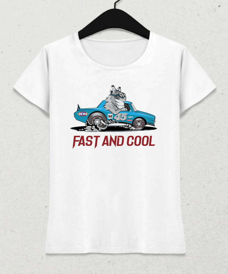 Fast And Cool Kadın Tişört