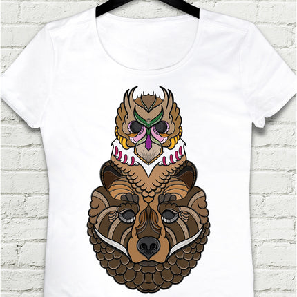 Owl Bear tişört - basmatik.com