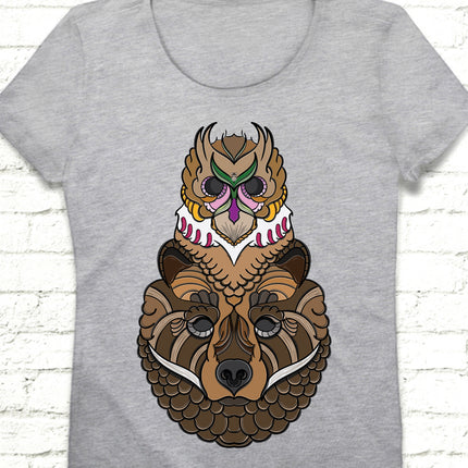 Owl Bear tişört - basmatik.com