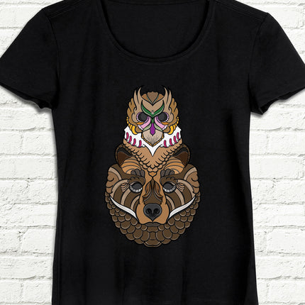 Owl Bear tişört - basmatik.com