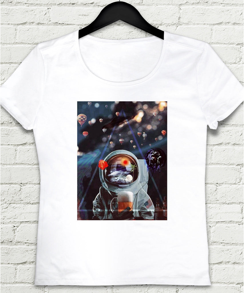 Astrobeer Kadın tshirt - basmatik.com
