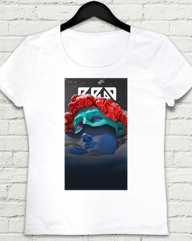 Davud Beyaz Tişört - basmatik.com