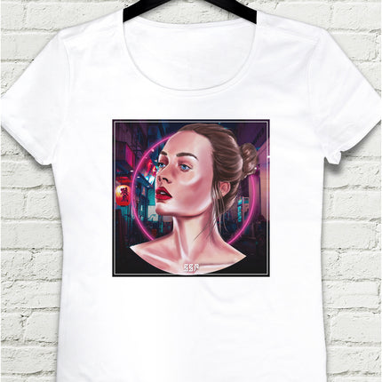 Girl Beyaz Tişört - basmatik.com