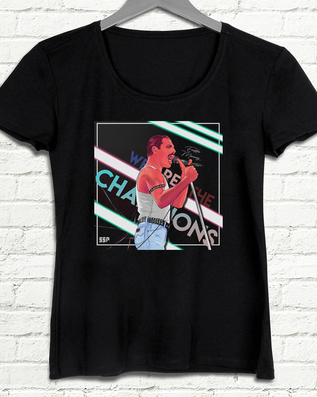 Freddie Mercury Siyah Tişört - basmatik.com